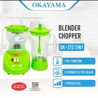 Gambar Blender Okayama 2in1 Blender Chopper Food Processor Okayama OK-372 dari bakulkenceng undefined 3 Tokopedia