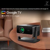 Gambar EZZRALE X STYLE HOME PRO 5500 Lumens ( 500 ANSI ) Smart Android Projector 9.0 - HomePro+ES100 dari EZZRALE undefined 3 Tokopedia
