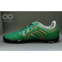 Gambar Sepatu Futsal / Sepatu Bola Mini Soccer OrtusEight Jogosala Rampage V2 [Synthetic Leather, Tapak Dijahit] - GREEN ARMY, 38 dari INFINI Sport & Music undefined 3 Tokopedia
