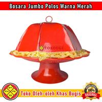 Gambar Bosara Plastik Khas Bugis Makassar – Warna Merah Elegan - Alas + Tutup dari Tokougi undefined 2 Tokopedia