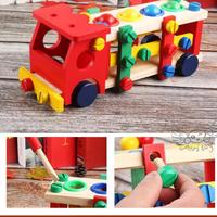 Gambar Mainan edukasi seru anak mobil mobilan truk bongkar pasang kayu wooden truck kids toys kado ulang tahun premium dari RANStore ID undefined 5 Tokopedia
