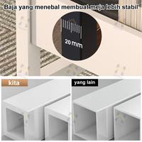 Gambar Meja Samping Tempat Tidur yang Dapat Digerakkan dan Dinaikkan Turunkan, Meja Kecil untuk Kamar Tidur, Rumah Tangga, Ruang Tamu, Sofa, Teras, dan Asrama, Meja untuk Orang Malas, Meja Laptop - 3L-Kayu/60CM dari Nano Home Studio undefined 5 Tokopedia