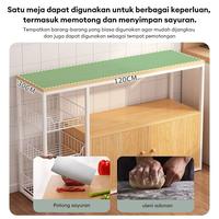 Gambar Lemari Dapur S serbaguna / Rak Dapur / Meja Dapur / Rak Oven Dapur / Meja Kompor 2 Teungku / Lemari Rak Microwave Minimalis Modern - 80*30*80cm dari Raja Grosir indo_NEW undefined 2 Tokopedia