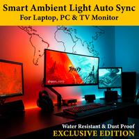 Gambar Aurora Smart Ambient Light RGB Auto Sync for PC Monitor LED TV Lamp - 20 Inch dari QAYS CORP LEGACY undefined 1 Tokopedia