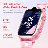 Gambar Aolon DF92 Kids Smartwatch Voice & Video Calls GPS+LBS+WIFI Group Message Jam Tangan Pintar Anak - Merah Muda dari Aolon Smart store undefined 3 Tokopedia