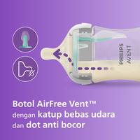 Gambar Philips Avent | Botol Susu Bayi | AirFree Vent™ Natural Response | Dot Seperti Payudara Ibu & Ekstra Anti Kolik | 125 ml | Single | SCY670/01 - 125ml 1 pcs dari Philips eStore undefined 4 Tokopedia