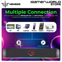 Gambar NYK Quantum Pro X65 / X-65 RGB Soundbar Gaming Speaker - BLACK dari Igamerworld Surabaya undefined 3 Tokopedia