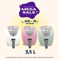 Gambar MEENGGORENG SEHAT TANPA MINYAK AIR FRYER DENPOO AFD 35 - Putih dari ANDIKA BANDUNG ELEKTRONIK undefined 2 Tokopedia