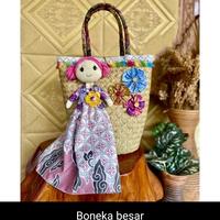 Gambar Tas Etnik Jogja Bag Anies Purun Boneka Mendong Bulat Enceng Kayu Gondok Sulam Bunga Kerucut Kiso Besar Mini Kotak Kecil Doll Batik Handbag Hand - KISO Sulam dari Palastri Shop undefined 2 Tokopedia