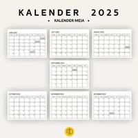 Gambar Kalender Meja 2025 A / kalender duduk / SIMPLE PLANNER AGENDA / Monthly Planner 2025 | A4 | Dinding | Kalender / Calendar Planner 2025 dari senjashop33 undefined 2 Tokopedia