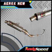 Gambar knalpot yamaha AEROX OLD dan NEW full stainless andy speed - AEROX NEW, 28 - 38 dari INTAN JAYA PART undefined 1 Tokopedia