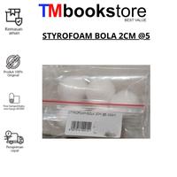 Gambar STYROFOAM BOLA BANYAK UKURAN BEST SELLER TMBOOKSTORE - 2cm 5pcs dari TMbookstore Best Value undefined 2 Tokopedia
