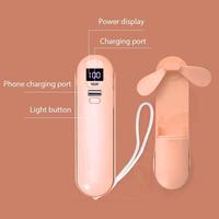 Gambar Headset LED Kipas Powerbank 4 In 1 Wireless Earphone Mini Fan Flashlight Powerbank - T64 - T64 - Black dari Kipas Angin Usb undefined 1 Tokopedia