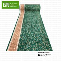 Gambar Karpet Masjid 1 Roll Murah Merk Mimbar SF-0350 / Sajadah Karpet Mushola Meteran - 0351-GREEN dari PT. Gallery Masjid Indonesia undefined 4 Tokopedia