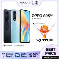Gambar OPPO A98 5G 8GB/256GB (Garansi Resmi) - Flash Promo - Hitam dari OPPO Store Indonesia undefined 1 Tokopedia