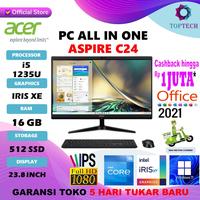 Gambar ACER PC AIO | ASPIRE C24-1700 i5 1235U 16GB 512GB 23.8FHD W11 FREE OHS - 8gb dari Top Tech Comp undefined 1 Tokopedia