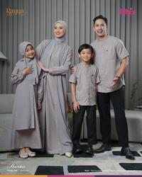 Gambar SARIMBIT NIBRAS 2025 KIARA GREY / SARIMBIT KELUARGA / SARIMBIT TERBARU / BAJU LEBARAN TERBARU 2025 - KOKO, XS dari NHS Blitar undefined 1 Tokopedia
