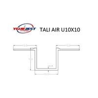 Gambar Tali air 10x20 / U Channel list U PVC 10x20 mm - Putih, 10X20 dari FIMU ID undefined 4 Tokopedia