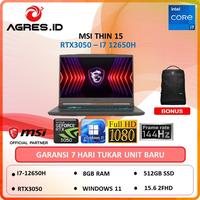Gambar MSI THIN 15 B12UC RTX3050 I7-12650H 8GB 512GB w11 15" 144hz - Non Bundle, WINDOWS 11 HOME dari AGRES ID undefined 1 Tokopedia