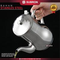 Gambar SUBRON Teko air untuk Teh Kopi Penyimpanan Penyaringan Minyak Goreng Multifungsi 950 ml Stainless Steel dari TASHIEN undefined 5 Tokopedia