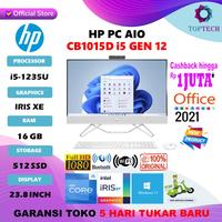 Gambar HP AIO CB1015D | All In One PC Desktop i5 1235 16GB 512GB 23.8"FHD W11 OHS - 8gb, Windows 11 Home dari Top Tech Comp undefined 1 Tokopedia