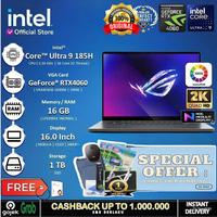 Gambar Asus ROG Zephyrus G16 OLED GU605MV - RTX4060 Ultra 9 185H 16GB 1TB SSD - Non Bundle, 16GB DDR5 dari INTEL STORE ID undefined 1 Tokopedia