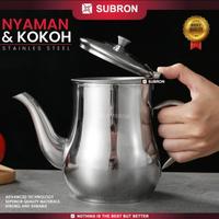 Gambar SUBRON Teko air untuk Teh Kopi Penyimpanan Penyaringan Minyak Goreng Multifungsi 950 ml Stainless Steel dari TASHIEN undefined 2 Tokopedia