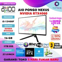 Gambar Axioo PC AIO | PC Desktop All In One Pongo Nexus Core i5 12400F 16GB 1TBSSD RTX4060 27" 2.5K 180Hz W11PRO - DOS dari Top Tech Comp undefined 1 Tokopedia
