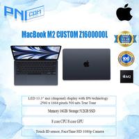 Gambar Macbook M2 Custom Z1600000L 13,6" inch 16GB 512GB SSD 8 core CPU 8 core GPU 1 YR dari Panca Nada Computer undefined 2 Tokopedia