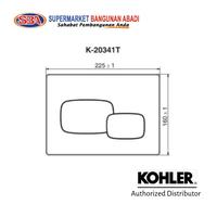 Gambar KOHLER PEBBLE PNEUMATIC IN-WALL TANK FACEPLATE 20341T-PNE-CP dari Super Bangunan Abadi undefined 2 Tokopedia