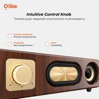 Gambar Olike S4H Speaker Mini Wireless Bluetooth 5.3 Quad-Driver HiFi Stereo - Wood dari Starcomp Purwokerto undefined 5 Tokopedia
