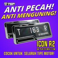 Gambar Dudukan Cover Plat Nomor Motor TGP ICON Black Chrome Universal dari Lestari Motor 2 undefined 1 Tokopedia