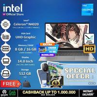 Gambar Lenovo Ideapad Sim 1 - Celeron N4020 RAM 8GB 512GB SSD 14" HD DOS - BUNDLE LARGE, 8GB + W11 HOME dari INTEL STORE ID undefined 1 Tokopedia