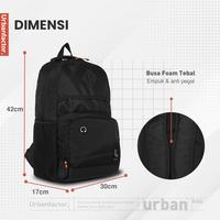 Gambar Tas Ransel Laptop Pria Wanita Lazzardi Splendido - Hitam dari Urban Factor undefined 4 Tokopedia