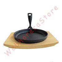 Gambar Round Cast Iron 20cm/ Hotplate Bulat Tatak Kayu dari Webhorecastore undefined 2 Tokopedia