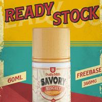Gambar Daily Milk Savory Biscuit 60ML | Liquid Frebase - FB 3MG 60ML dari Star Hobby Corner undefined 2 Tokopedia