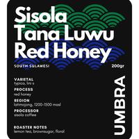 Gambar Sisola Tana Luwu Red Honey (200gr) - biji kopi specialty arabica dari Umbra Coffee undefined 1 Tokopedia
