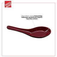 Gambar Sendok Bebek /Sendok Soup /Japanese Spoon S Melamine (0848121) dari Restomart Kitchen Solution undefined 4 Tokopedia