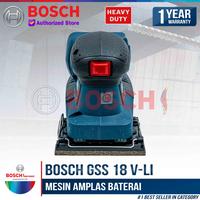 Gambar Bosch Mesin Amplas Cordless Sander GSS 18V-Li Charger Baterai 2 AH dari Bosch Tools Authorized BTS undefined 3 Tokopedia