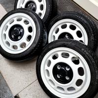 Gambar Velg Racing  HSR  KLG PCD 4 X 100 R.14 Plus Ban DELIUM 155 55 14 dari Royal Trade Indonesia undefined 2 Tokopedia