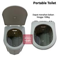 Gambar Portable Toilet for Camping Toilet Lipat dengan Tutup dari Office Hours undefined 1 Tokopedia