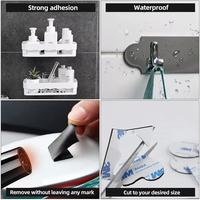 Gambar Double tape foam sticker pengganti paku no more nail perekat tanpa bekas kuat tembok dinding isi 20pcs - 27x27 dari Abugo shop undefined 5 Tokopedia