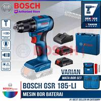 Gambar Bosch Mesin Bor Baterai Impact Drill Cordless GSR 185-Li 18V 2 Baterai dari Bosch Tools Authorized BTS undefined 1 Tokopedia