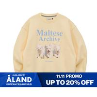 Gambar [WAI KEI] MALTESE ARCHIVE SWEATSHIRTS LIGHT YELLOW - LIGHT YELLOW, 2 dari Aland Store Indonesia undefined 1 Tokopedia