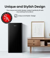 Gambar Kulkas 1 Pintu 157 Liter Hisense Type : RR198D4IBN - Black - Curve Door Design ( MEDAN ) dari Swara Agung Electronic_NEW undefined 3 Tokopedia
