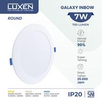 Gambar Luxen Downlight LED Galaxy Inbow Bulat 7 Watt Cahaya Putih, Kuning dan Neutral White - Putih dari Luxen Indonesia_NEW undefined 1 Tokopedia