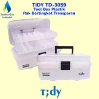 Gambar TIDY TD-3059 Tool Box Plastik Rak Bertingkat Transparan dari Sentra Gas Industri undefined 4 Tokopedia