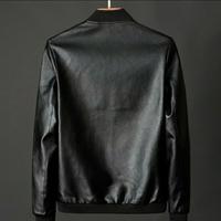 Gambar jaket kulit domba super asli garut model bomber 0,7 Mm - Biru, M dari Paris royal store undefined 4 Tokopedia