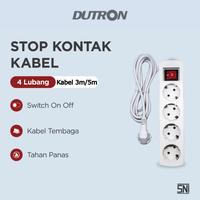 Gambar Stop Kontak Switch ON/OFF SNI dengan Kabel dan Colokan Listrik/ Steker - 3 Lubang Putih, 3 meter dari Pendulum Store undefined 5 Tokopedia
