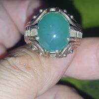 Gambar batu ijo garut totol selasih ring perak jogja dari mustika antik undefined 1 Tokopedia